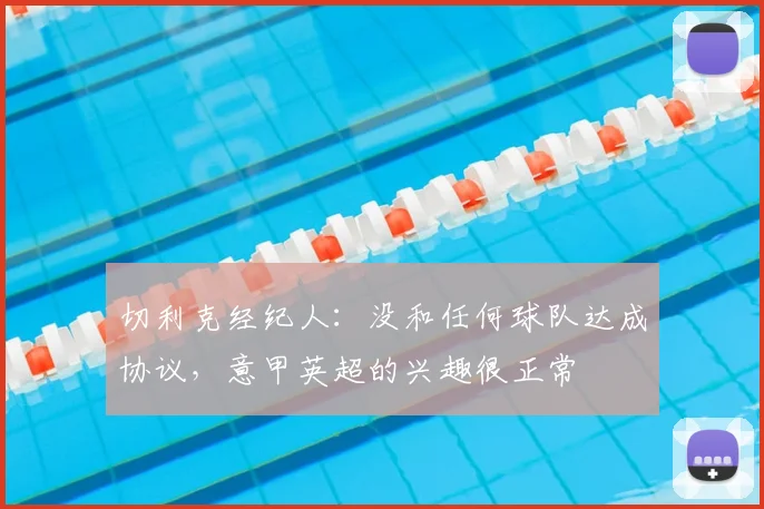 切利克经纪人：没和任何球队达成协议，意甲英超的兴趣很正常